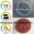 kitchen cleaning tools mesh scourer scrubbers 3