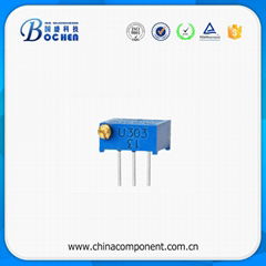 Multiturn Square Adjustable 0.5w Trimming Potentiometer 101