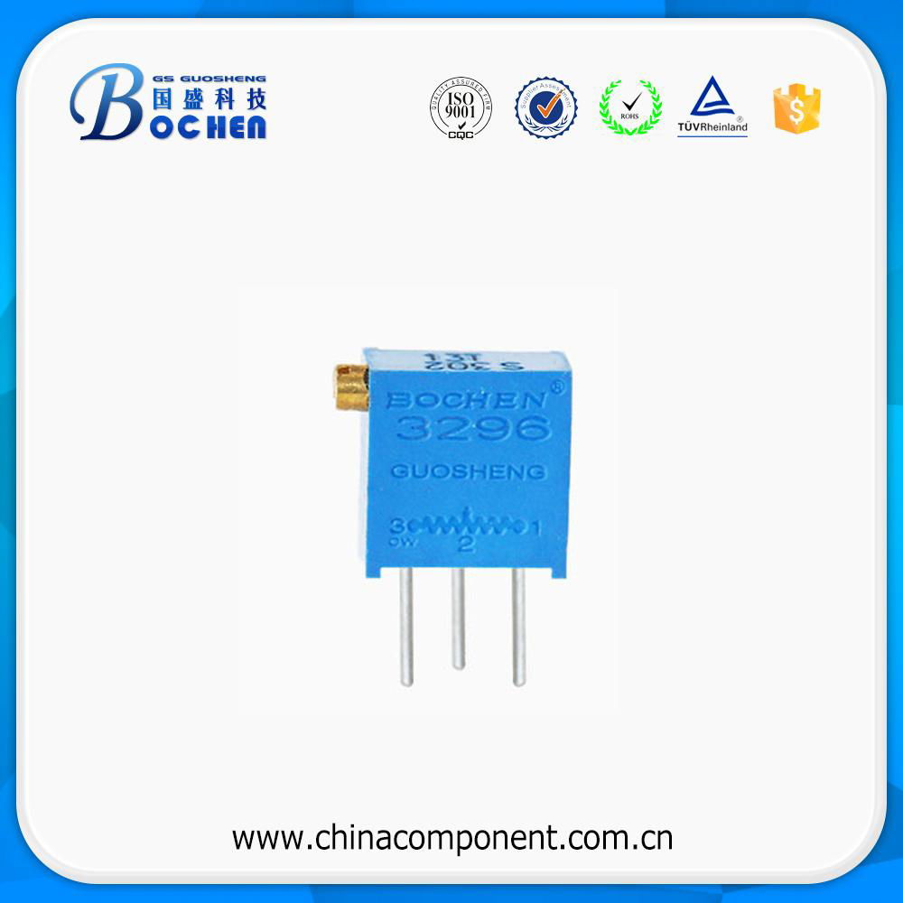 Multiturn Square Adjustable 0.5w Trimming Potentiometer 101 3