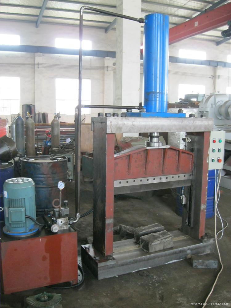 Single Knife cut device Machine for Natural or Synthetic Rubber