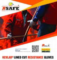 RSAFE-1204KC4 Kevlar Lined Cut Resistant Gloves 2