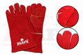 RSAFE RED WELDING GLOVES 1