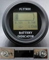 Round LCD coulomb meter lithium ion LiFePO4 battery real capacity 2