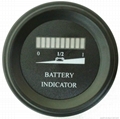 Round battery gauge 10 Bar LED Digital Battery Discharge Indicator 1