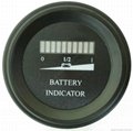 Round battery gauge 10 Bar LED Digital Battery Discharge Indicator