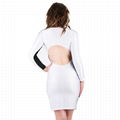 Ladies  Knitted Fashion Long Sleeve Dress 2