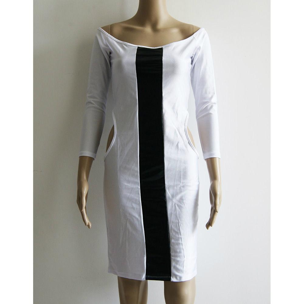 Summer Women Sexy Collarless Dress 3