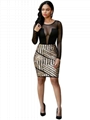 New Mesh Long-sleeve Sexy Dress 2