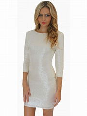 White girls sexy dress party dress