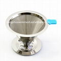 Paperless Pour Over Coffee Maker with stand Stainless Steel Coffee Filter 3