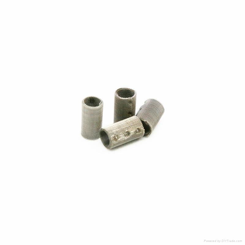 Small size Cylindric Dutch Weave Stainless Steel Filter Tubes Wire Mesh Filters 3