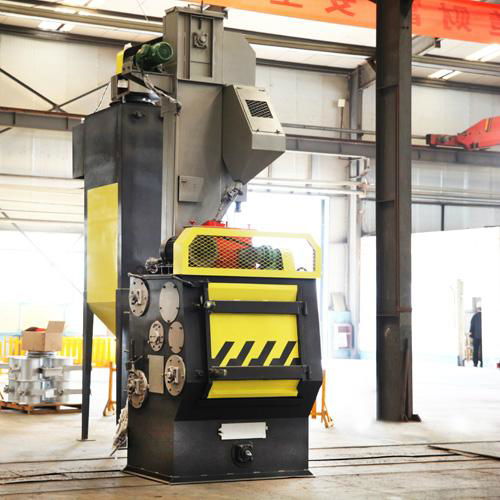 chinese supplier sand blasting machinery CE Q32 automatic rust remover machine 2