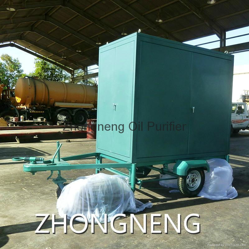 Mobile Double Stage Vacuum Transformer Oil Cleaning Plant 5