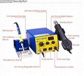 SMD Rework Soldering Station 852D Upgraded BK-601D For Heating BGA Digital Quick 4