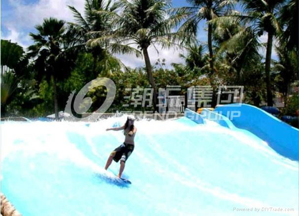 Customized Flow Rider Wave Fiberglass Surfing Machine Amusement  for Water Park 2