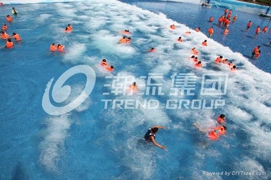 Biggest Outdoor Water Park Wave Pool Construction Strong Power for Outdoor Aqua 
