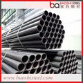 ERW Welded Mild Steel Black Round Pipe for Building Material