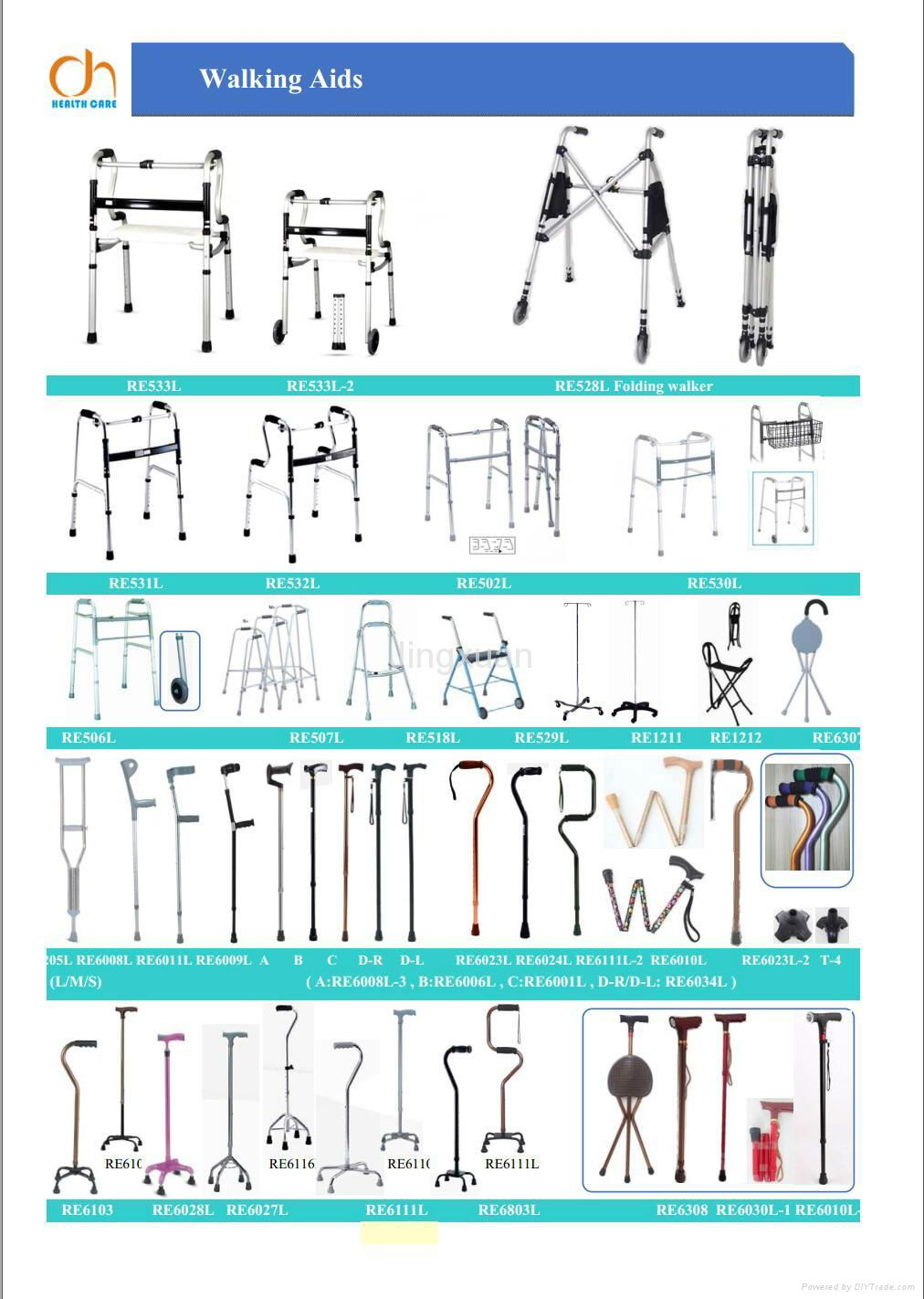 Aluminum Walker  walker  foldable walker