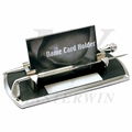 PU/Metal Name Card Holder with Letter