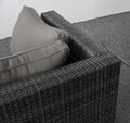 Hormel outdoor furniture wicker L shaped sectional rattan garden sofa set 3