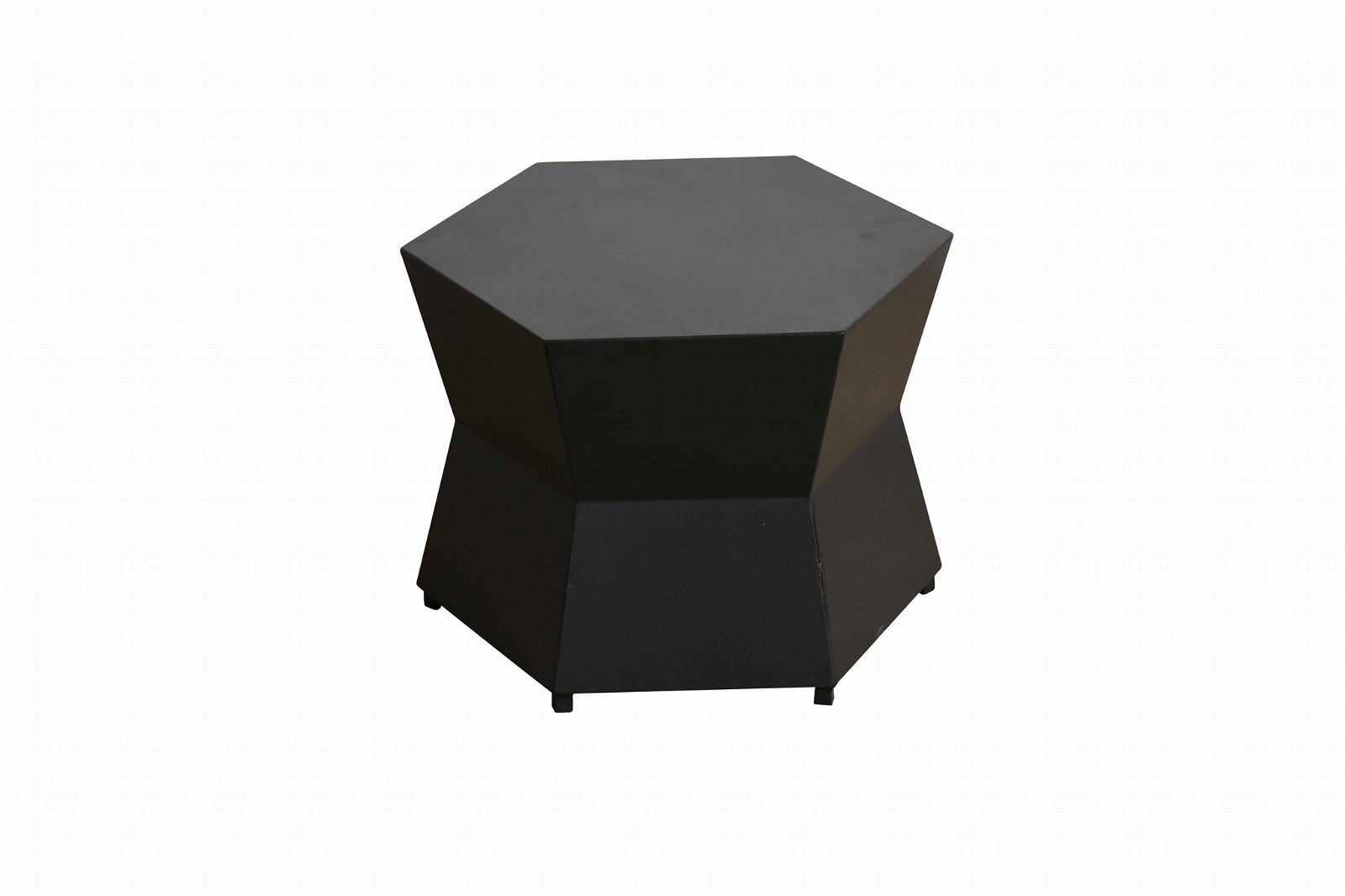 Hormel high range outdoor furniture hexagon aluminum black modern design coffee 