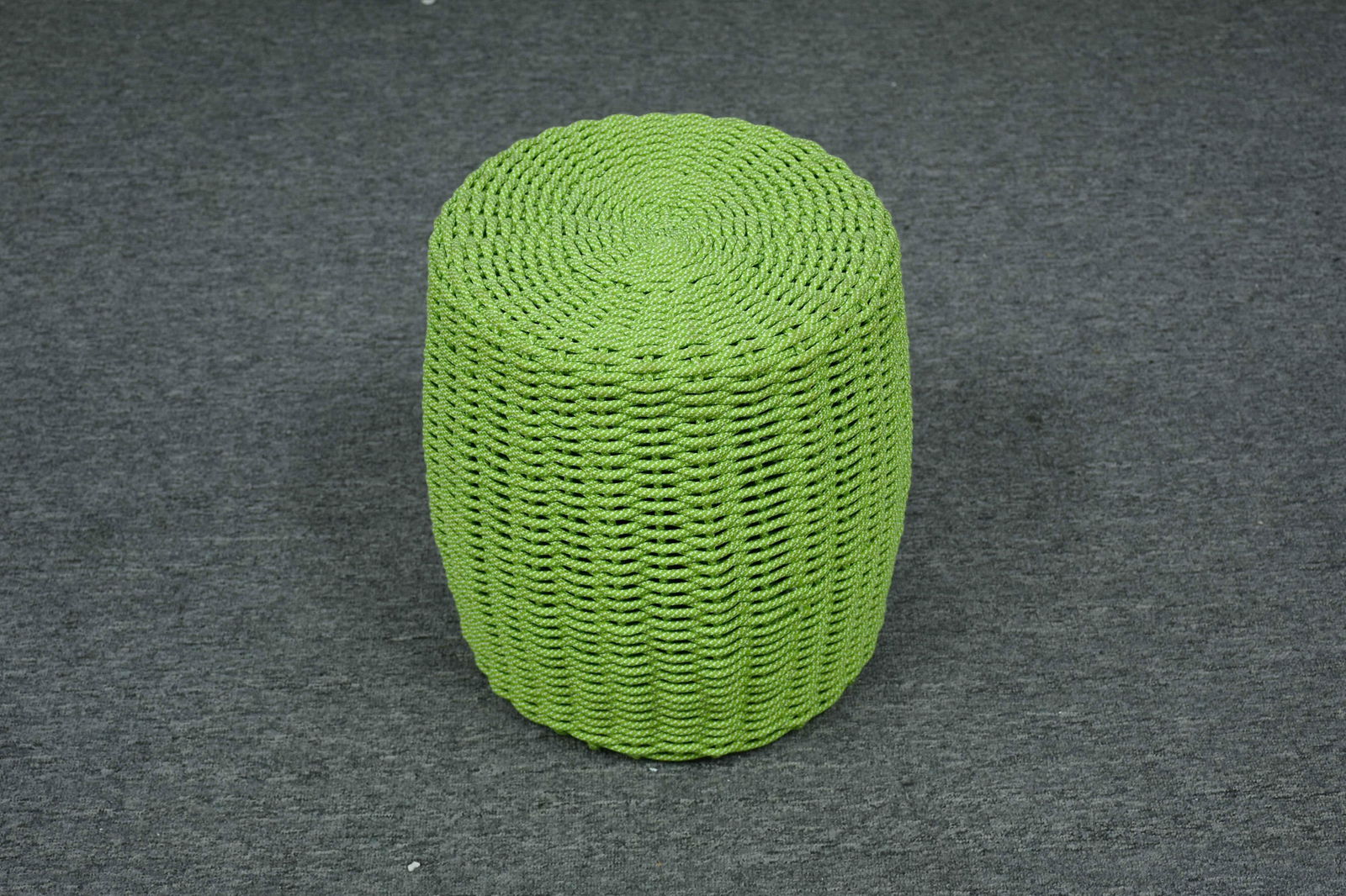Hormel little furniture fiber rope weaving round shaped foot stool ottoman 4
