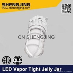 Vapor Tight Jelly Jar LED Light Fittings