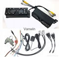 4ch 720P 3G 4G Live Video Vehicle MDVR With Bus Passenger Couter Camera System 2