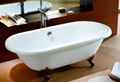 cUPC clawfoot acrylic fiberglass bathtub