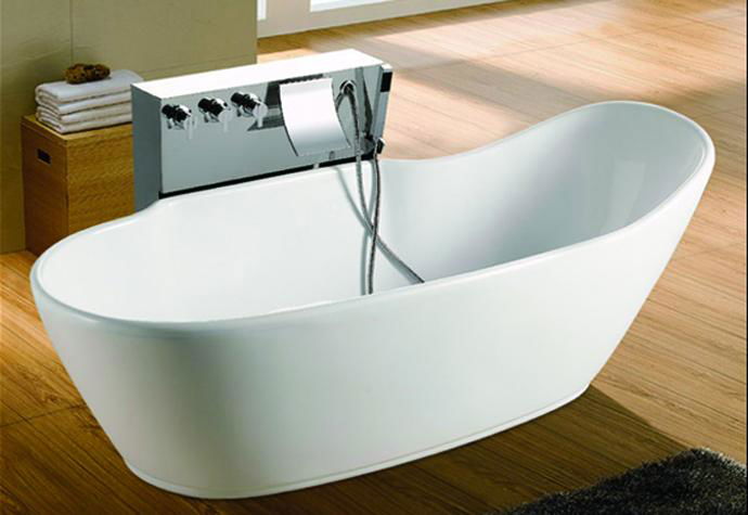 cUPC freestanding acrylic resin bathtub bathroom bathtub irregular bathtub 5