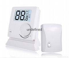 Wireless combi boiler room thermostat