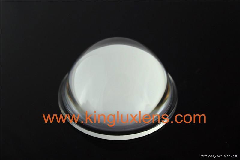 40/50/60 degree optical glass lens with fixtures for 10W-100W led high bay light