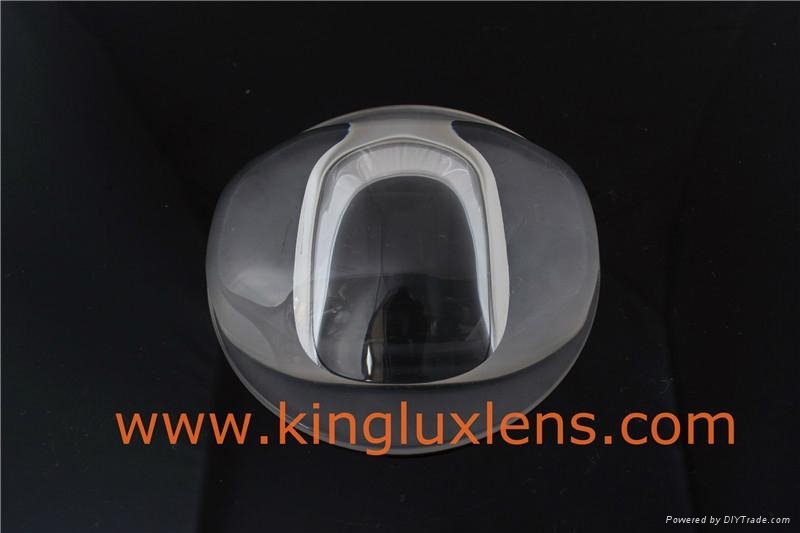 100mm 150*110degree glass led street light lens for led street lamps 