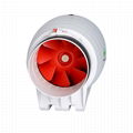 CE high pressure 3 year warranty silent inline duct fan 3