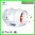 Portable install inline duct ventilation fans