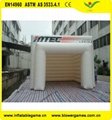 Guangzhou manufacture white house waterpoof inflatable cube tent