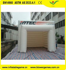 Guangzhou manufacture white house waterpoof inflatable cube tent