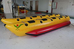 Water park towable boat inflatable