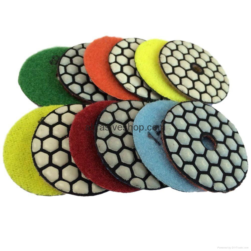 3" Dry Diamond Polishing Pads 4