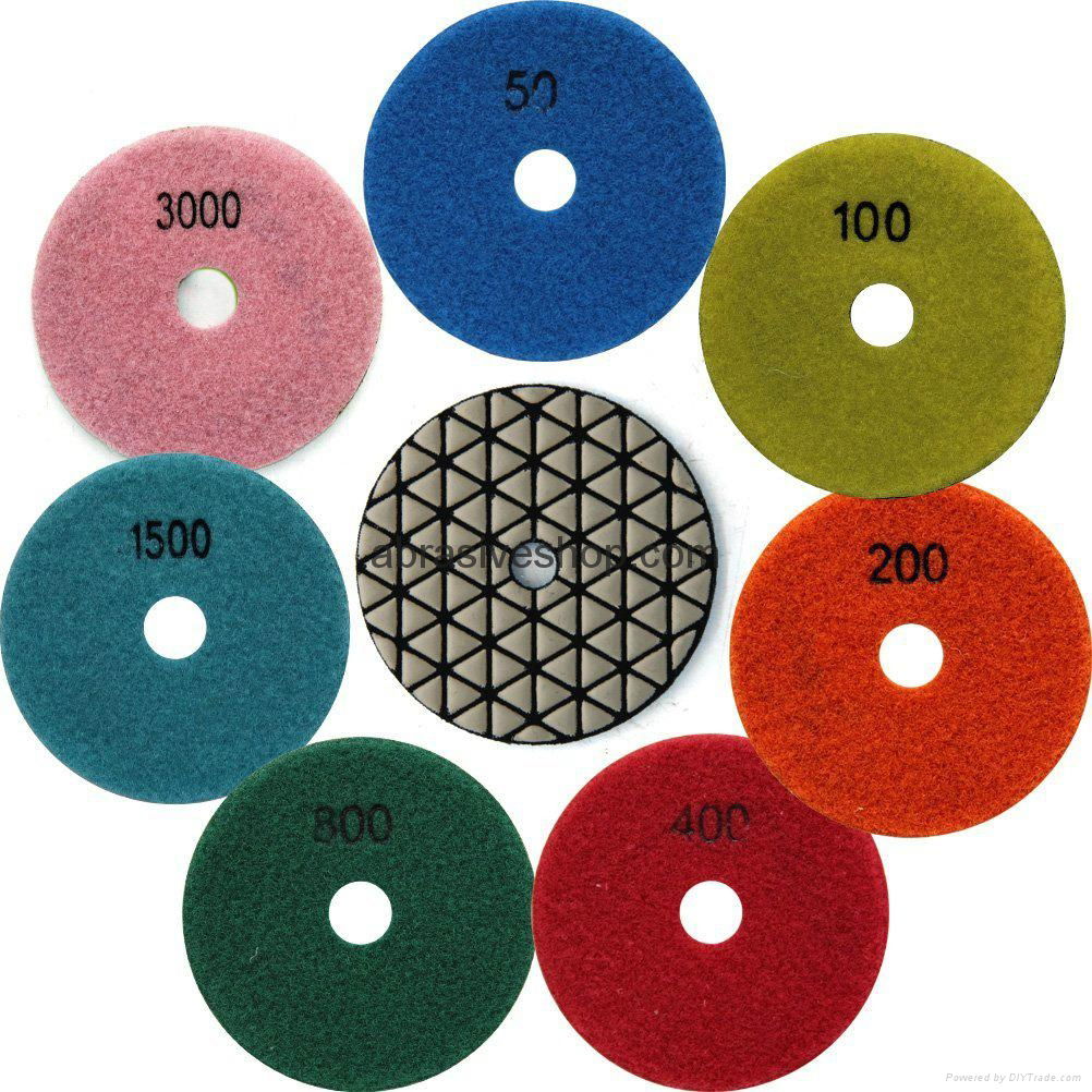 3" Dry Diamond Polishing Pads 5