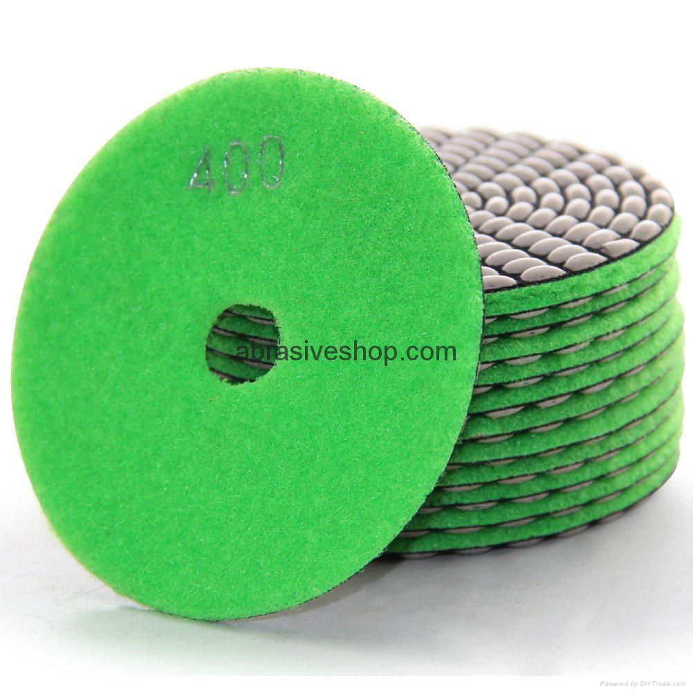 4 inch Dry Diamond Polishing Pads for Granite 4