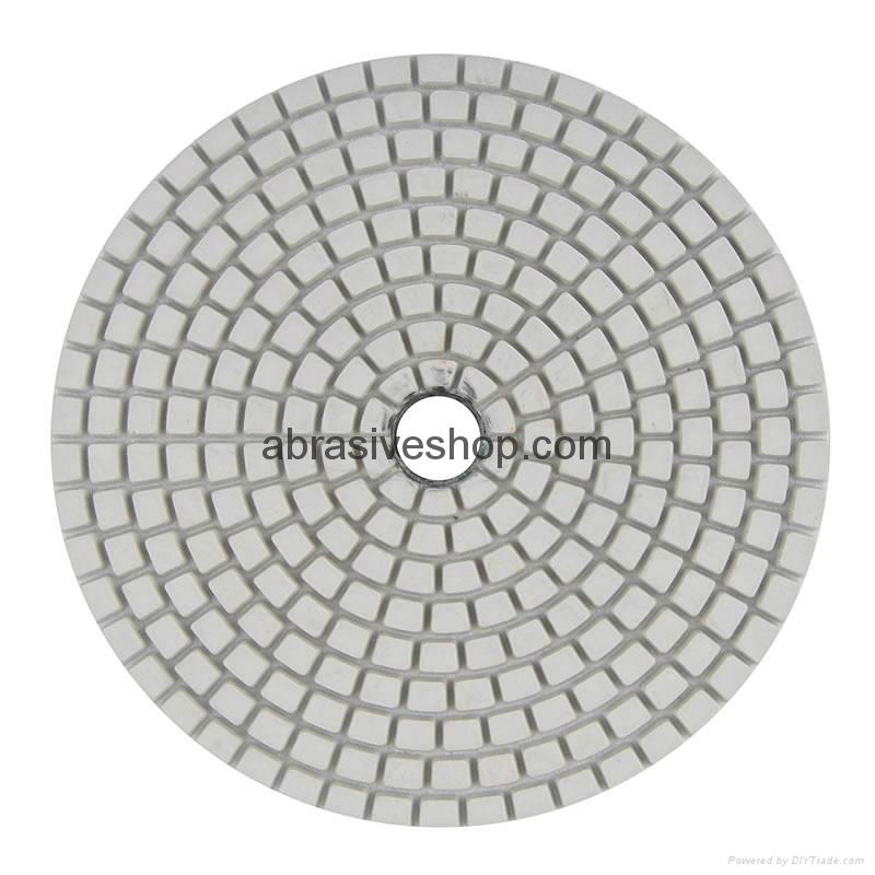 4" Dry Diamond 3 Step Stone Polishing Pads 2