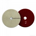 4" Dry Diamond 3 Step Stone Polishing Pads 3