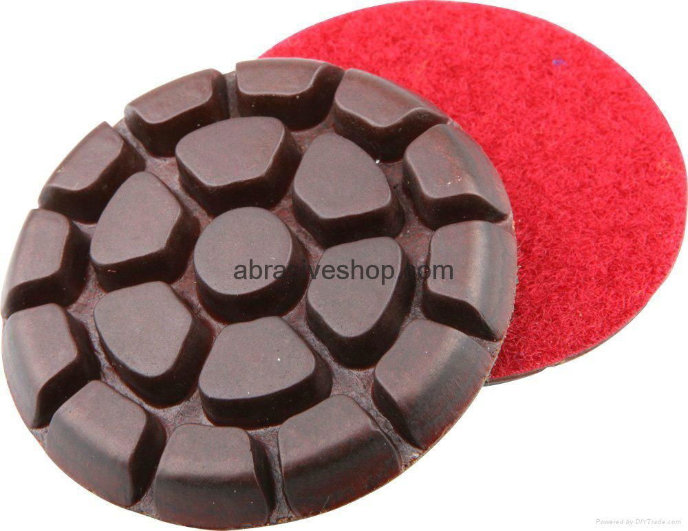 4 inch Metal Bond Diamond Floor Polishing Pad for Concrete 4