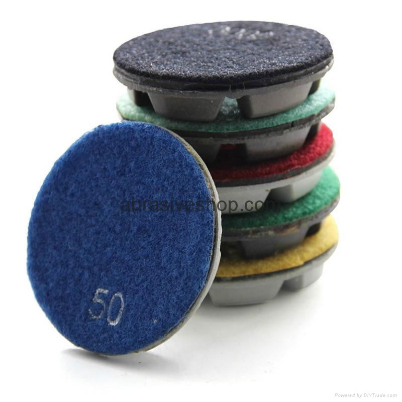 4 inch Metal Bond Diamond Floor Polishing Pad for Concrete 5