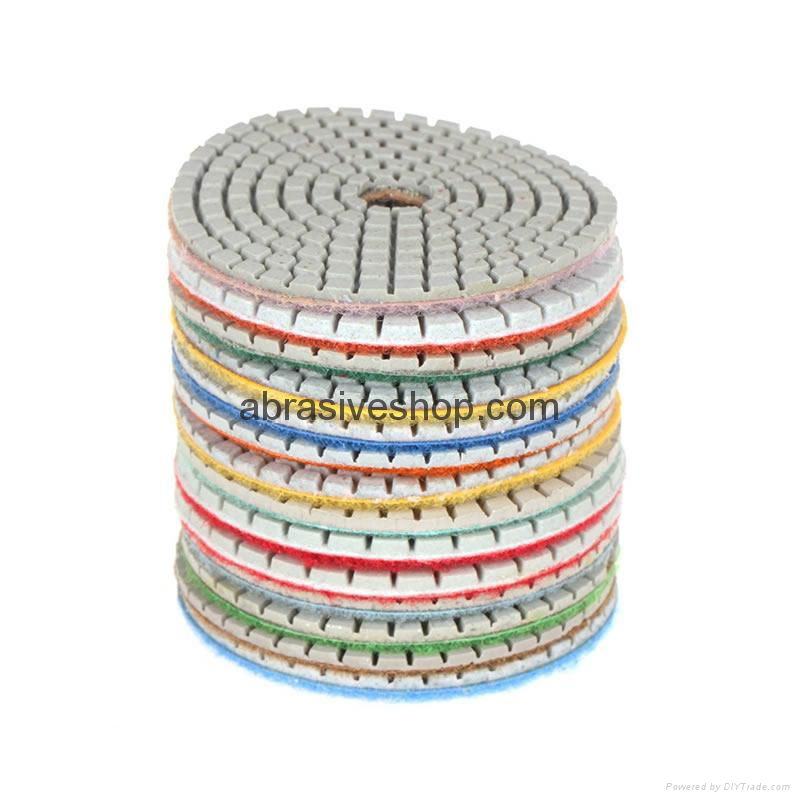 Black Buff Wet Dry Diamond Polishing Pad for Stone