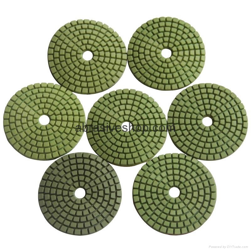 Black Buff Wet Dry Diamond Polishing Pad for Stone 5