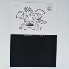 Engraving scratch sheet for children scratch art paper