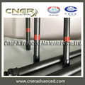 Carbon fibre telescopic poles with clamps 2