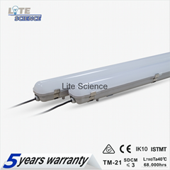 IP65 Led Tri-proof Light Suitable for Warehouse Parking Lot Tunnels
